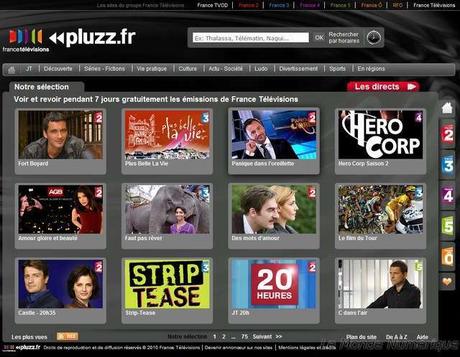 France Télévisions lance son service de rattrapage TV : Pluzz.fr
