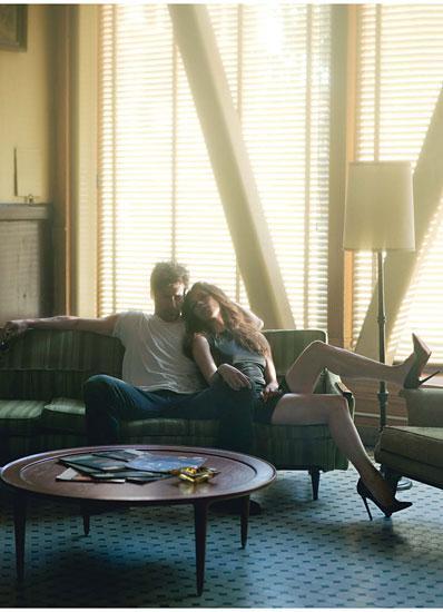 [couv] Jon Hamm & Rebecca Hall pour W magazine