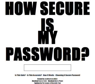 How Secure Is My Password : est-ce que mon mot de passe est sûr ?