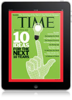 Time Magazine : un nouveau modèle centré sur l’iPad et l’édition papier