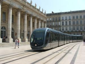 tram Place de la Comédie à Bordeaux