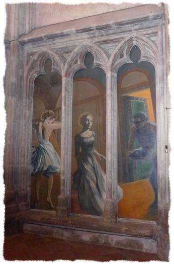 Une jeune fille dans l’église