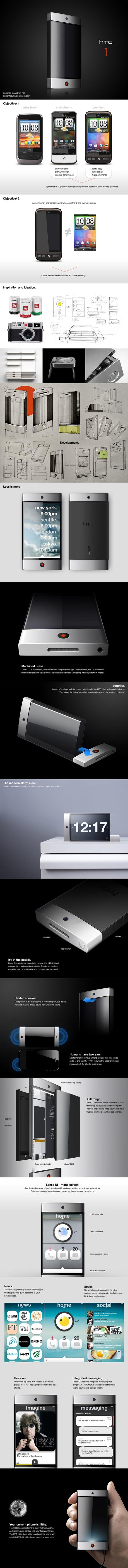 HTC 1 : le nouveau concept bien réfléchi HTC 1 : le nouveau concept très réfléchi