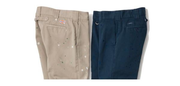 SOPHNET. X DICKIES 874 LOWRIZE PAINTED CHINO PANTS