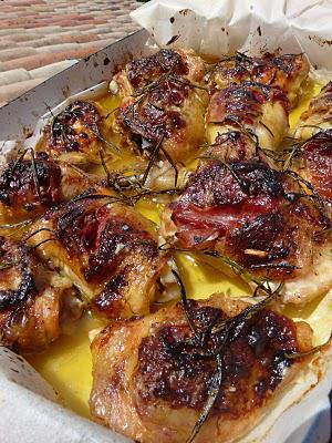 Un bon poulet coppa/romarin ultra facile à faire , une recette idéale pour l'été