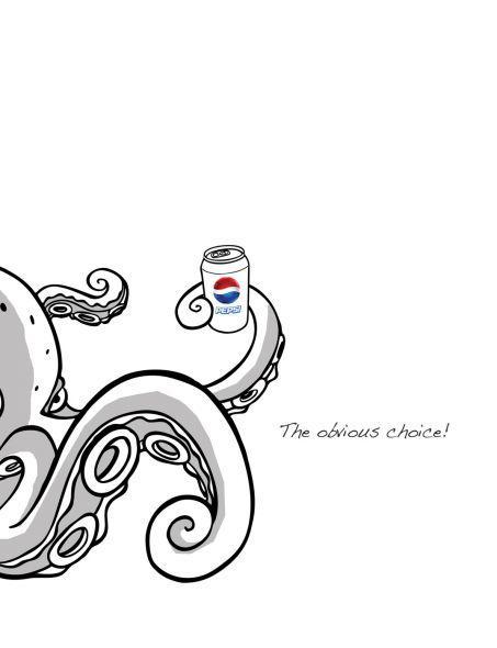 PEPSI PAUL PUBLICITE Pepsi tombe amoureuse de Paul le Poulpe