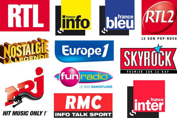 Photo : Les logos des radios françaises