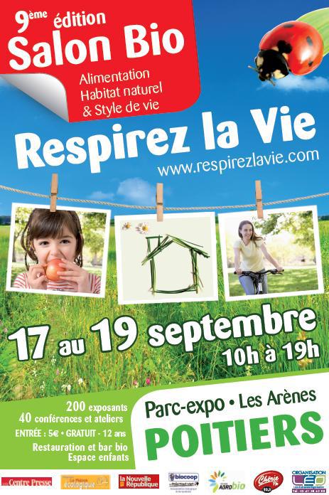 Poitiers : 9ème édition du Salon Bio-Respirez la vie