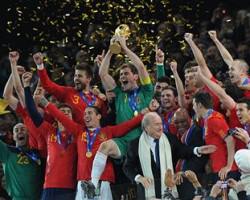 Finale : victoire de l’Espagne 1 but à 0 contre les Pays-Bas, les espagnols sont sacrés champions du monde 2010 !
