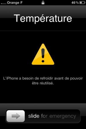 L’iPhone en surchauffe !