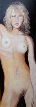 Un cours gratuit de peinture à l'huile : 2e partie : Anaïs, ou Le nu au pendentif