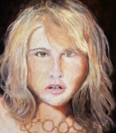 Un cours gratuit de peinture à l'huile : 2e partie : Anaïs, ou Le nu au pendentif