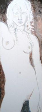 Un cours gratuit de peinture à l'huile : 2e partie : Anaïs, ou Le nu au pendentif