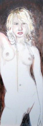 Un cours gratuit de peinture à l'huile : 2e partie : Anaïs, ou Le nu au pendentif