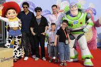 Pascal Elbé, Olivier Dahan et leurs amis à l'Avant-première de Toy Story 3 à Disneyland Paris