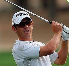 Le Sud-Africain Louis Oosthuizen à l'Open de Crans-Montana