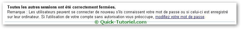 #214 Gmail : Se déconnecter à distance.