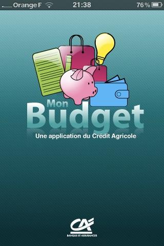 iphone  Credit Agricole Mon budget
