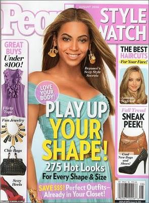 Beyoncé style & make-up dans Style Match (août 2010)