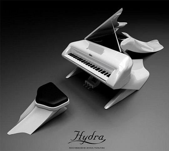 Hydra, un piano à queue d'Apostol Tnokovski pour Lady Gaga - 2