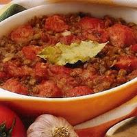 Casserole de saucisses aux lentilles