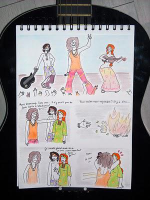 Femme à lunettes…