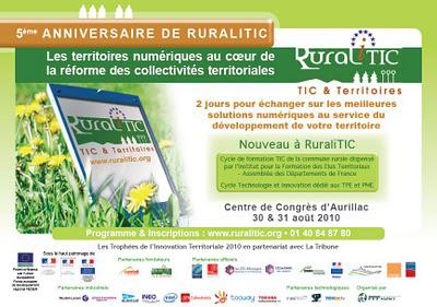 RuraliTic : 2 jours pour échanger sur les solutions numériques au service du territoire
