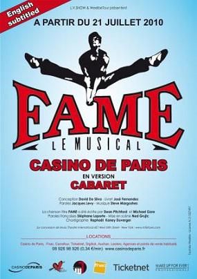 Fame au Casino de Paris