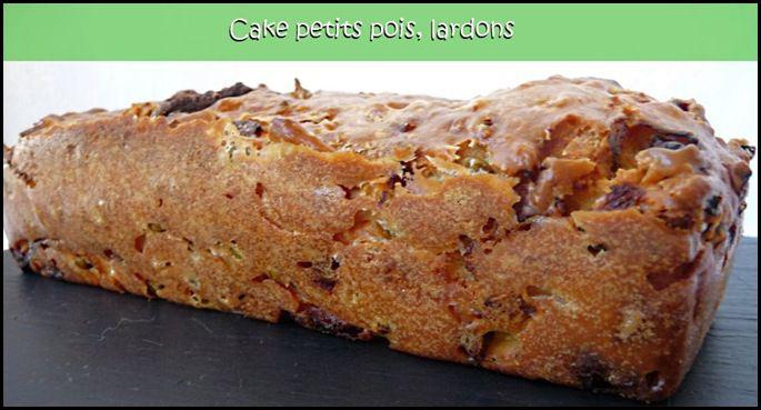 _cake petits pois lardons
