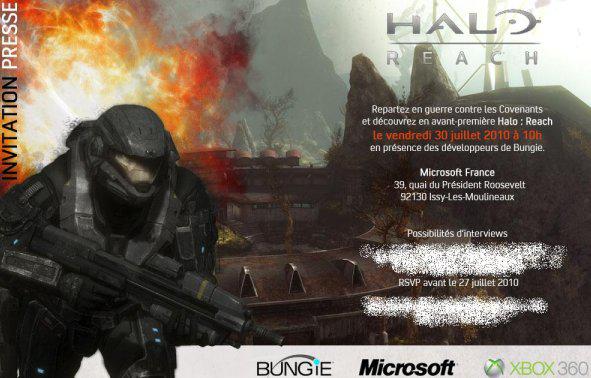 Découvrez Halo Reach le 29 juillet en avant-première !