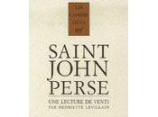 Saint-John Perse, lecture Vents