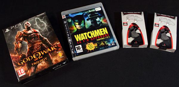 Shopping Troc Games : GOW Trilogy, Watchmen et Triggers pour manette PS3