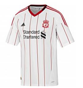 Premier League : Nouveau maillot de Liverpool Extérieur 2011
