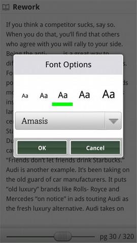 Une application Nook pour les smartphones Android