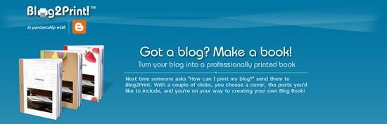 blog2print Faites un livre de votre blog Blogger et imprimez le