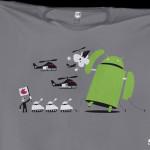 Andy versus Apple : Tee-Shirt War Android
