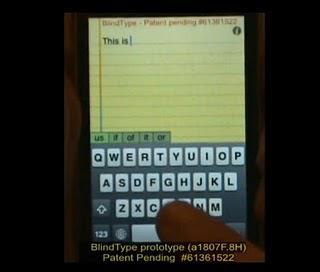 BlindType remplace le clavier de votre iPhone