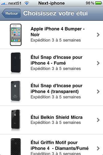 Programme d'étui iPhone 4, une appli pour ça...