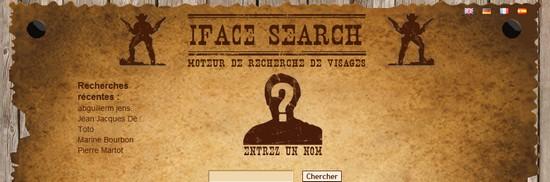 ifacesearch Rechercher un visage ou une photo sur le web grâce à un moteur de recherche