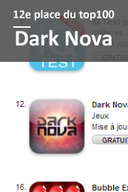 L’app gratuite du 22 juillet est un jeu iPhone, ‘Dark Nova’ qui passe de … 4,99€ à GRATUIT !