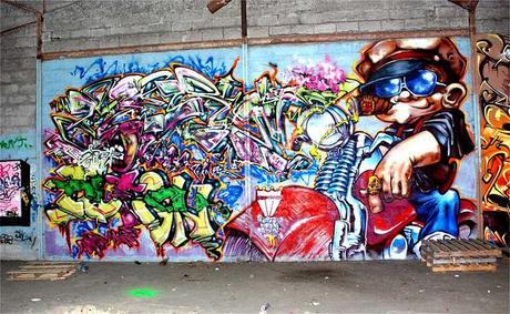 Graff : NSM Crew's striked again... http://farm5.static.flickr.com/4075/4820177385_1952bbfb7e_z.jpg