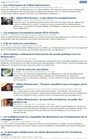 Recherche Bettencourt sur LeMonde.fr