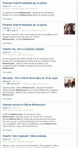 Recherche Bettencourt sur LeFigaro.fr