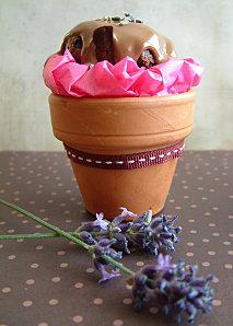 Cupcakes Pot De Fleurs Chocolat Lavande-5