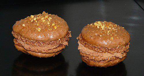 macarons chocolat-tonka pralin