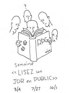 Semaine Lire un JDR en public