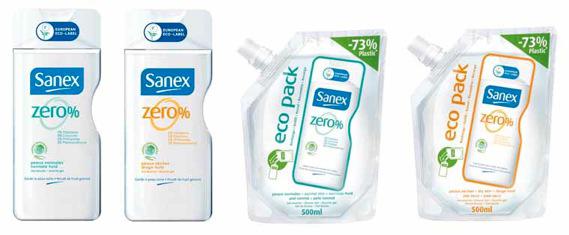 Sanex 0%, la gamme qui prend soin de la peau et de l’environnement