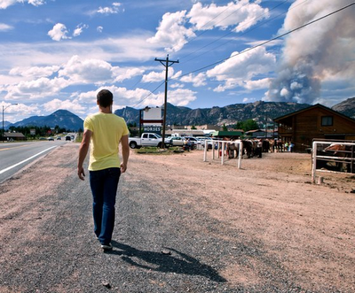 Guy walks across America for Levi's