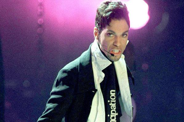 Photo : Le chanteur Prince, en 1997