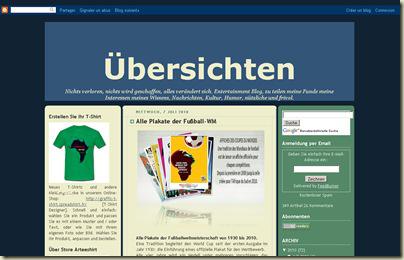 Tour d'Horizon en Allemand